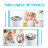 2-in-1 Stainless Steel Kids Tumbler – 12 oz