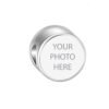 Custom Round Photo Charm with Diamond Accent