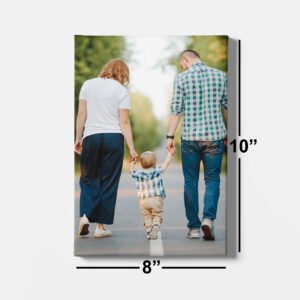 Custom Canvas with Photo, Message or Quote 8"x10"