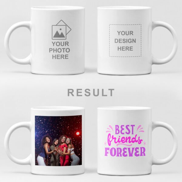 Personalized Coffee Mug, Custom Picture Text or Logo