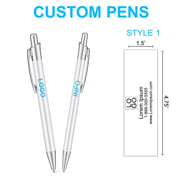Custom Pen – Add Your Logo, Name or Image Full Color