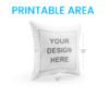 Custom 16"x16" Pillow Cover – Personalized Cushion Case